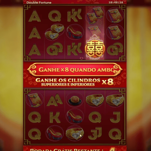 Tela principal do caça-níquel Double Fortune Tela principal do caça-níquel Double Fortune